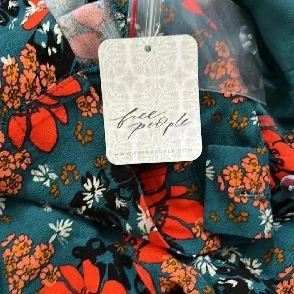 Free People Can’t Take My Eyes Off You Floral  Pants L